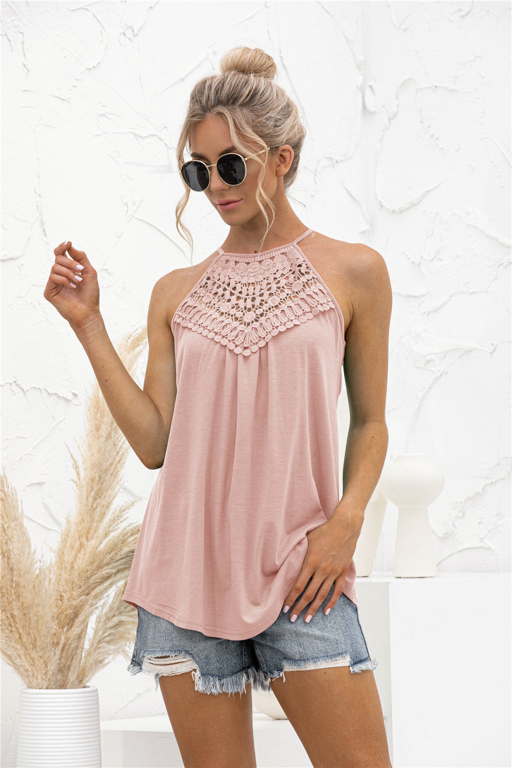 Halter Crochet Tank Top