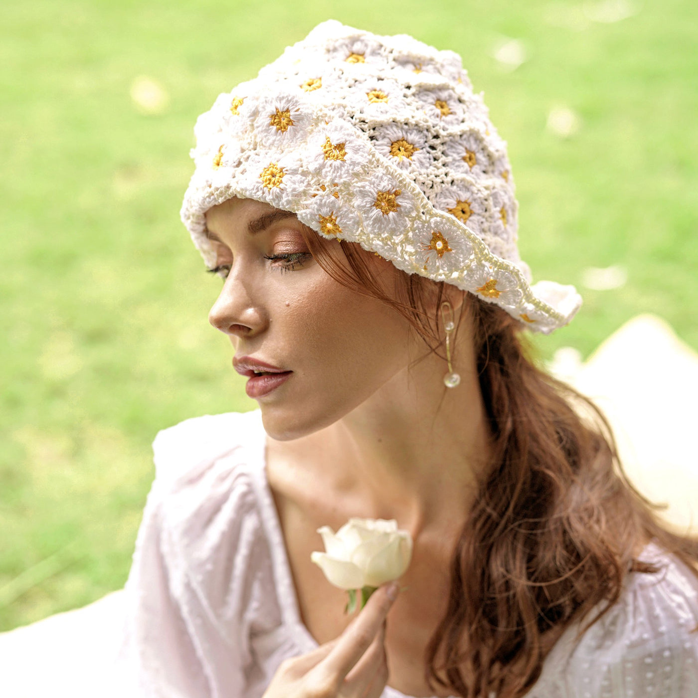 Daisy Crochet Hat