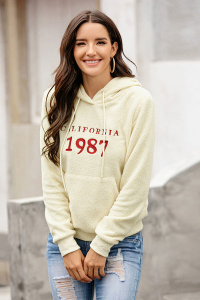 California 1987 Embroidered Hoodie