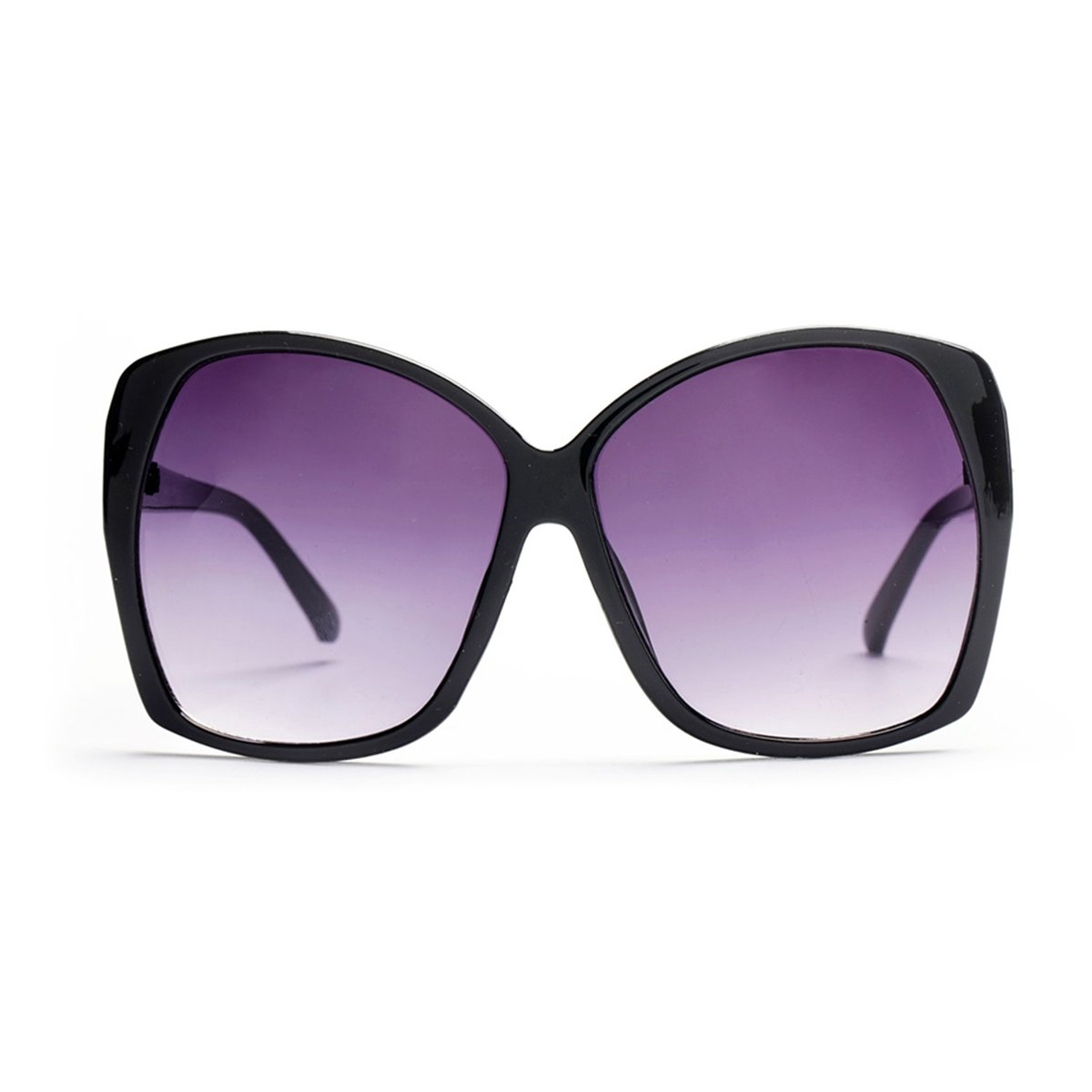 Black Retro Oversized Sunglasses