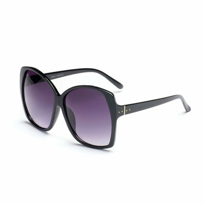 Black Retro Oversized Sunglasses