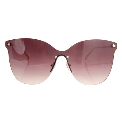 Black Visor Cat Eye Sunglasses