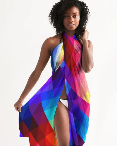Uniquely You Sheer Sarong Swimsuit Cover Up Wrap