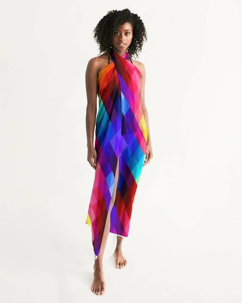 Uniquely You Sheer Sarong Swimsuit Cover Up Wrap