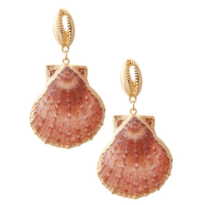 Sea Shell Drop Earrings